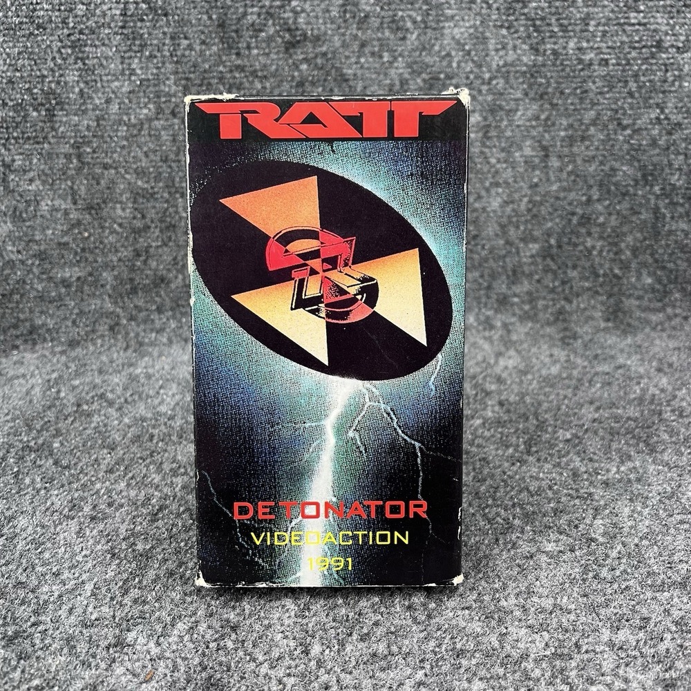 Ratt - Detonator Videoaction VHS, 1991. Untested